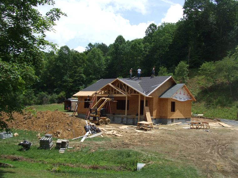 ground-up construction by S&S Construction, Southwest Virginia