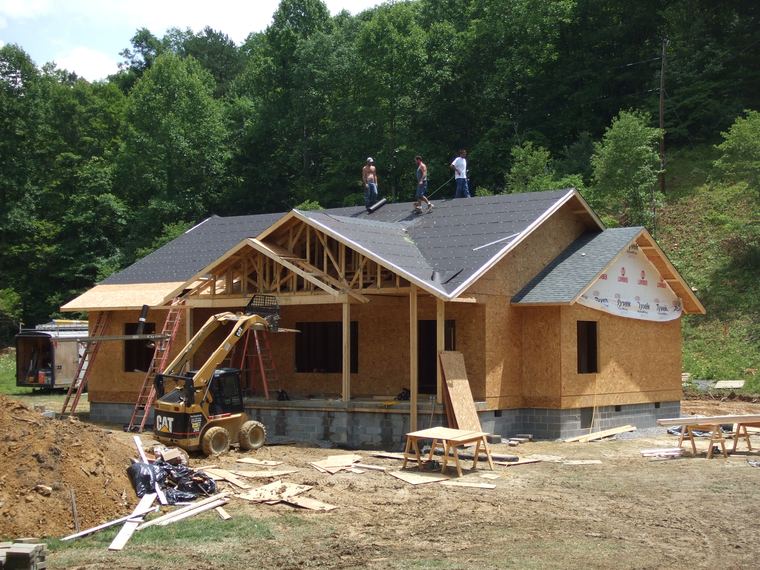 ground-up construction by S&S Construction, Southwest Virginia