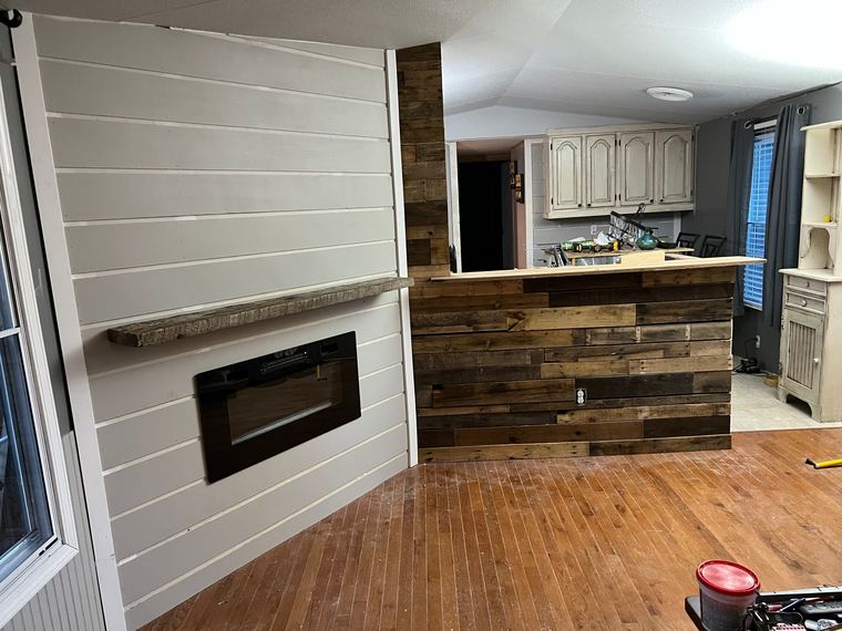 interior finish work by S&S Construction, Southwest Virginia